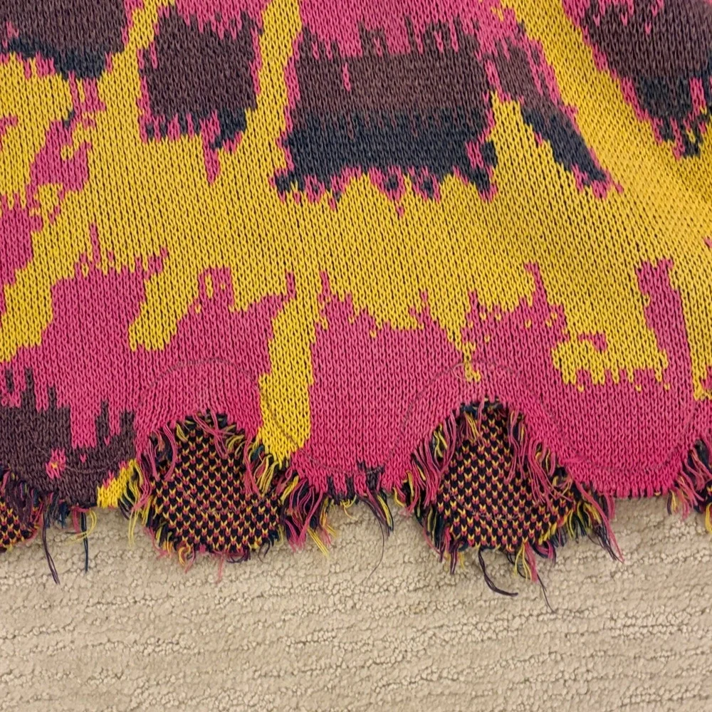 Magnolia Pearl NWT Cotton Wool Kaleidoscope sweater in Sunburst Top 2154 - Picture 10 of 10